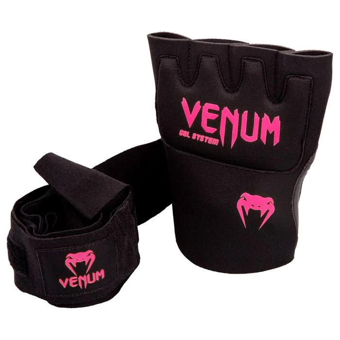 CITY FIGHT SHOP VENUM KONTACT GEL GLOVE WRAPS - BLACK/PINK 6 CITY FIGHT SHOP VENUM KONTACT GEL GLOVE WRAPS - BLACK/PINK