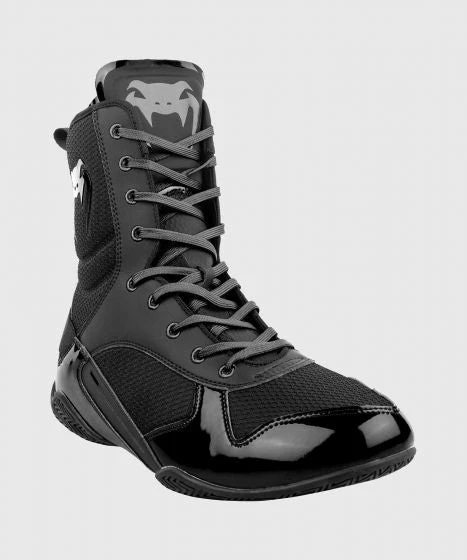 CITY FIGHT SHOP VENUM ELITE BOXING SHOES - BLACK/BLACK 8 CITY FIGHT SHOP VENUM ELITE BOXING SHOES - BLACK/BLACK