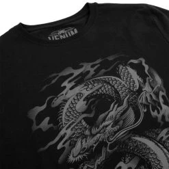CITY FIGHT SHOP VENUM DRAGON'S FLIGHT T-SHIRT - BLACK/BLACK T-SHIRTS