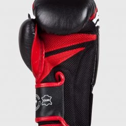 CITY FIGHT SHOP VENUM BOXING GLOVES VENUM SHARP BOXING GLOVES - NAPPA LEATHER - Black/Ice/Red