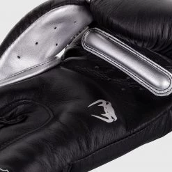 CITY FIGHT SHOP VENUM GIANT 3.0 BOXING GLOVES - NAPPA LEATHER - Black/Silver