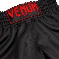 CITY FIGHT SHOP VENUM MUAY THAI SHORTS CLASSIC - BLACK/RED FIGHT/TRAINING SHORTS