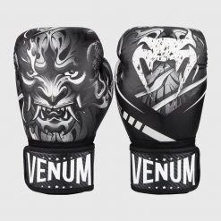 CITY FIGHT SHOP VENUM BOXING GLOVES VENUM DEVIL BOXING GLOVES - White/Black