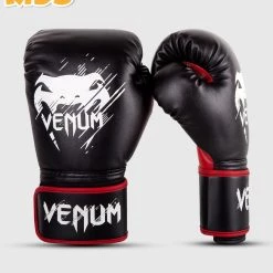 CITY FIGHT SHOP VENUM CONTENDER KIDS BOXING GLOVES - BLACK/RED