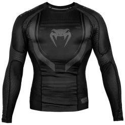Cityfightshop VENUM TECHNICAL 2.0 RASHGUARD - LONG SLEEVES - BLACK