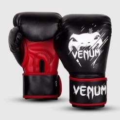 CITY FIGHT SHOP VENUM CONTENDER KIDS BOXING GLOVES - BLACK/RED
