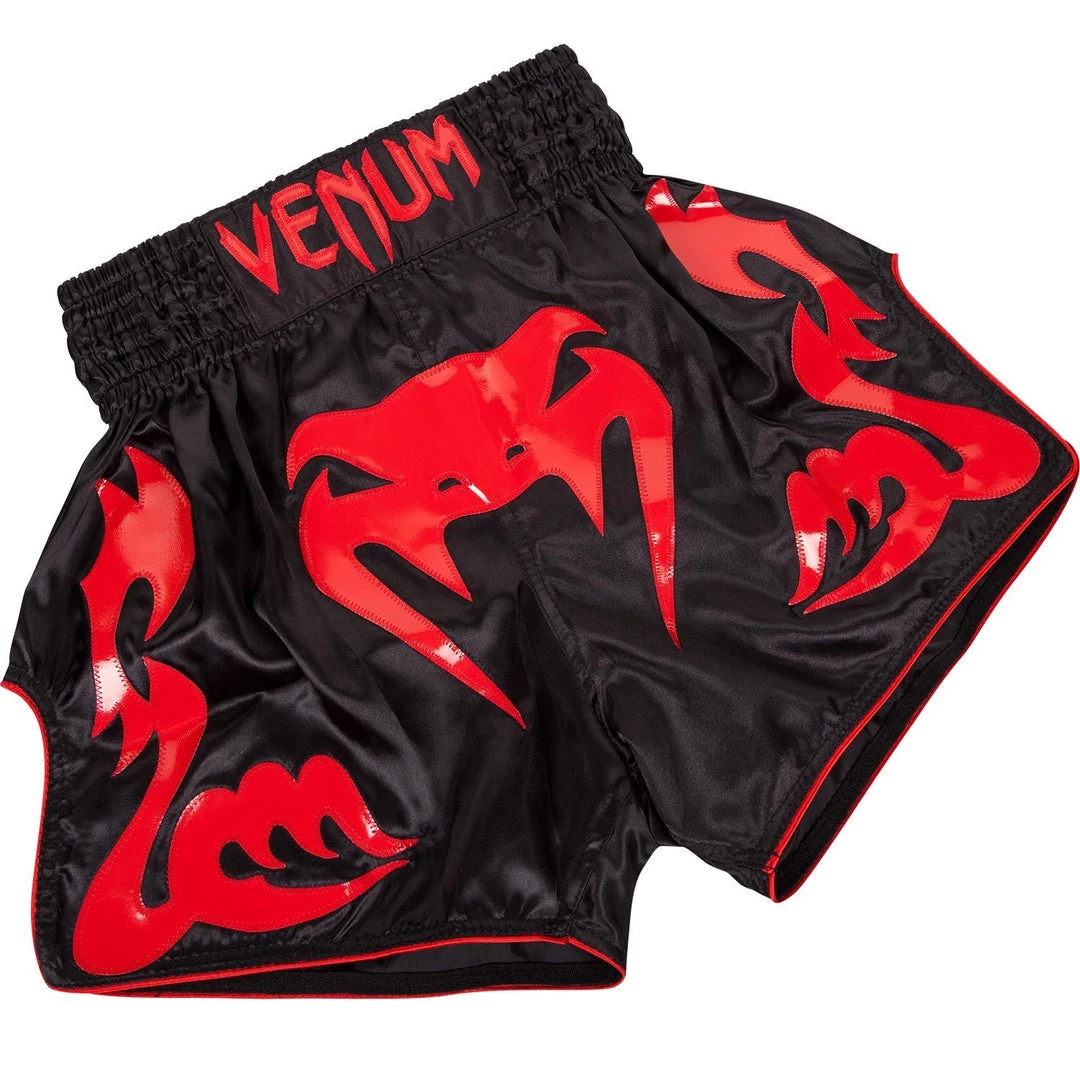 CITY FIGHT SHOP KIDS Venum Bangkok Inferno Muay Thai Shorts - Black/Red 3 CITY FIGHT SHOP KIDS Venum Bangkok Inferno Muay Thai Shorts - Black/Red