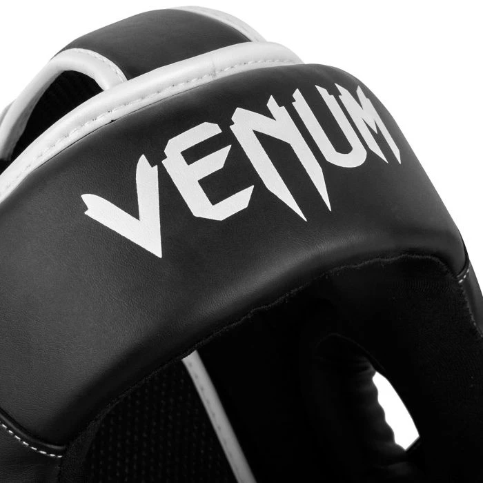 CITY FIGHT SHOP VENUM ELITE HEADGEAR -BLK/WHT 6 CITY FIGHT SHOP VENUM ELITE HEADGEAR -BLK/WHT