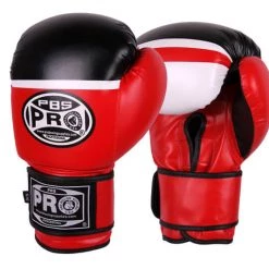 CITY FIGHT SHOP Pro Series Deluxe Starter Boxing Gloves-blk/red