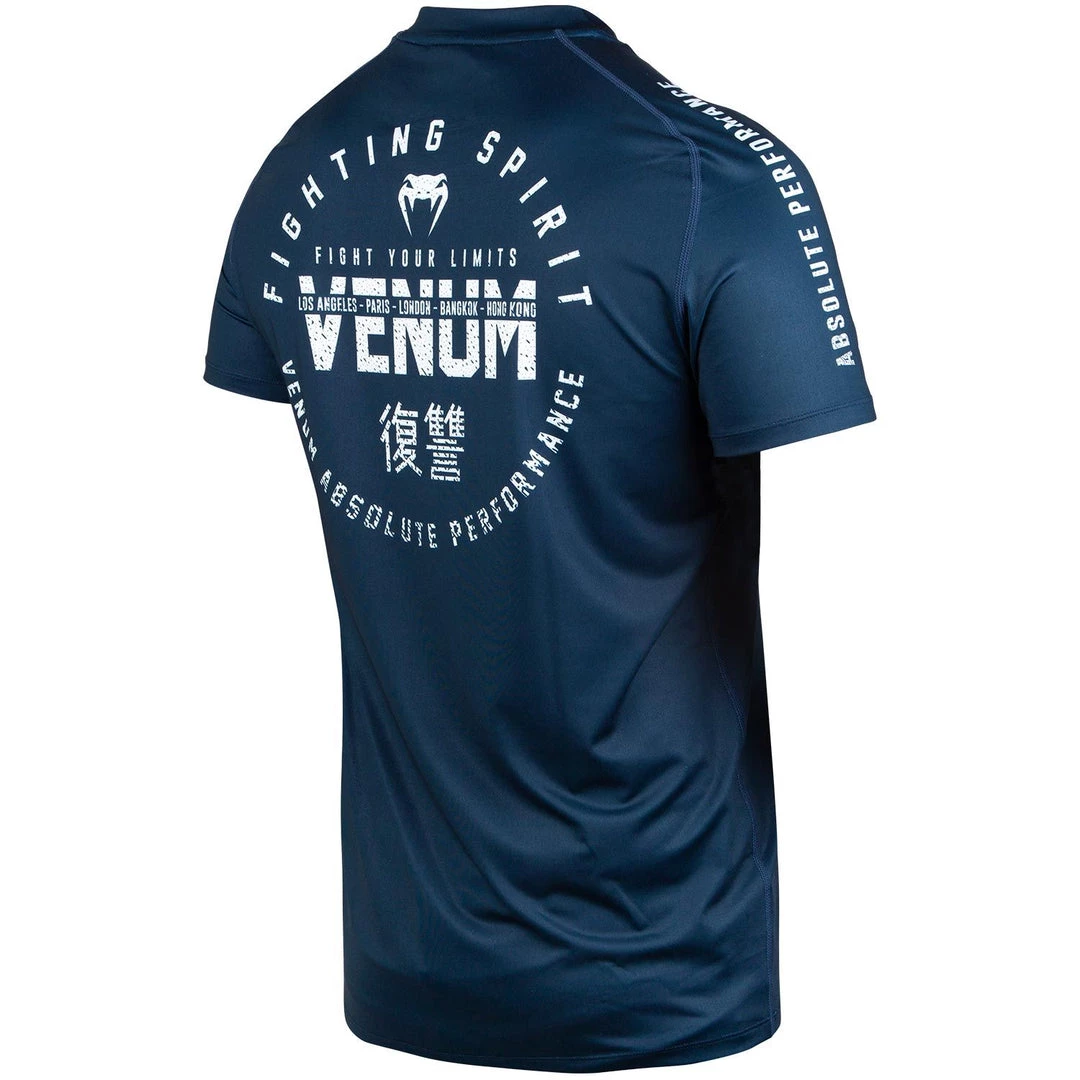 CITY FIGHT SHOP VENUM SIGNATURE DRY TECH T-SHIRT - NAVY BLUE/WHITE 6 CITY FIGHT SHOP VENUM SIGNATURE DRY TECH T-SHIRT - NAVY BLUE/WHITE