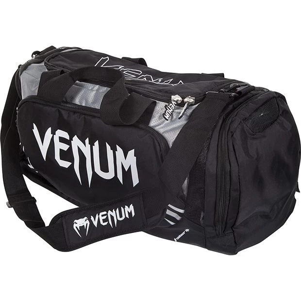 CITY FIGHT SHOP VENUM TRAINER LITE SPORTS BAG - BLACK/GREY GYM BAGS 4 CITY FIGHT SHOP VENUM TRAINER LITE SPORTS BAG - BLACK/GREY GYM BAGS