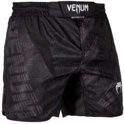 VENUM AMRAP FIGHTSHORTS - BLACK/GREY FIGHT/TRAINING SHORTS