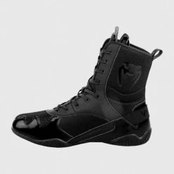 CITY FIGHT SHOP VENUM ELITE BOXING SHOES - BLACK/BLACK
