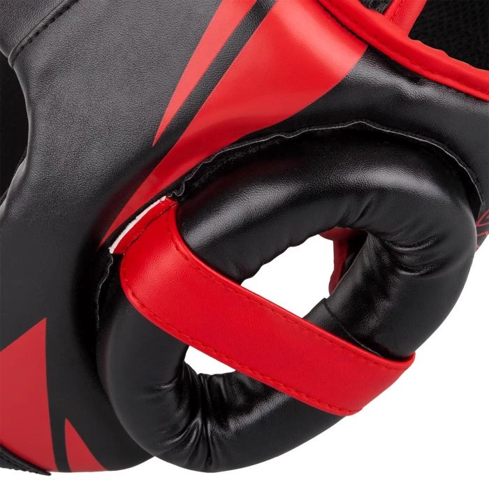 CITY FIGHT SHOP VENUM CHALLENGER OPEN FACE HEADGEAR - BLACK/RED 7 CITY FIGHT SHOP VENUM CHALLENGER OPEN FACE HEADGEAR - BLACK/RED