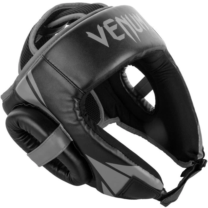 CITY FIGHT SHOP VENUM CHALLENGER OPEN FACE HEADGEAR - BLACK/GREY 4 CITY FIGHT SHOP VENUM CHALLENGER OPEN FACE HEADGEAR - BLACK/GREY