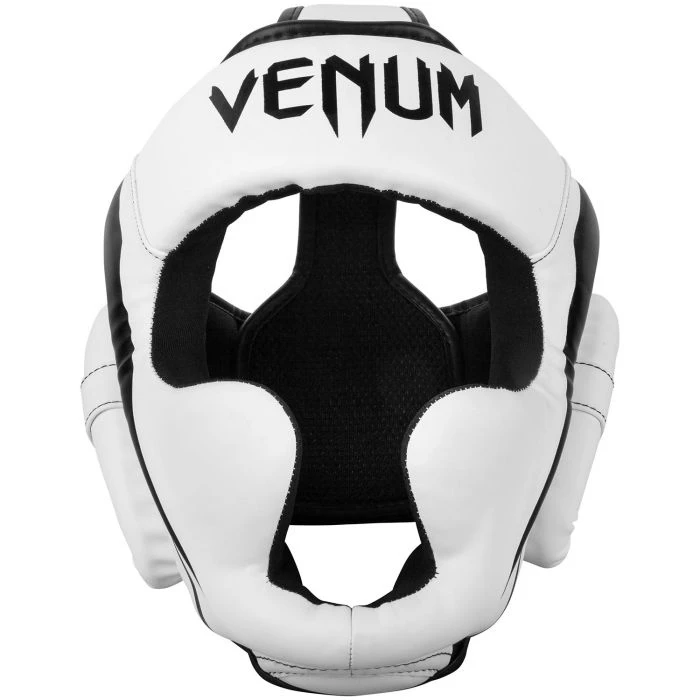 CITY FIGHT SHOP VENUM ELITE HEADGEAR - WHT/BLK 3 CITY FIGHT SHOP VENUM ELITE HEADGEAR - WHT/BLK
