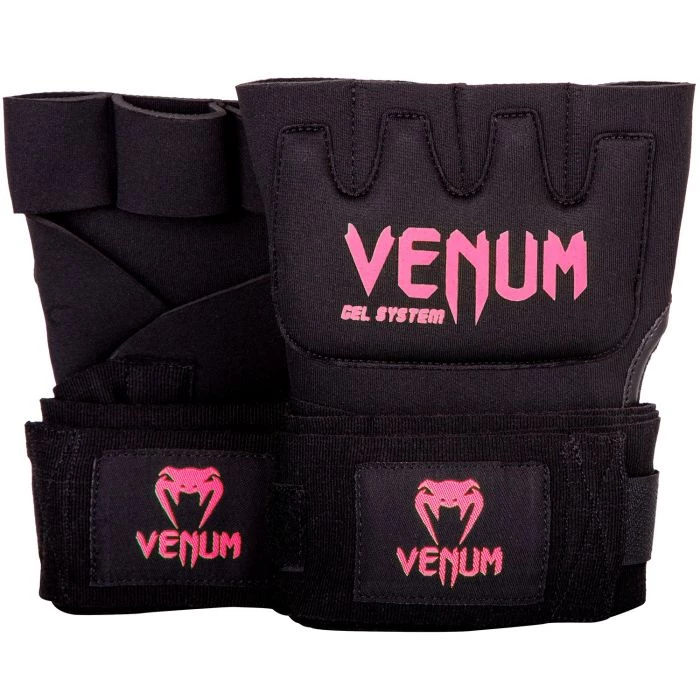 CITY FIGHT SHOP VENUM KONTACT GEL GLOVE WRAPS - BLACK/PINK 3 CITY FIGHT SHOP VENUM KONTACT GEL GLOVE WRAPS - BLACK/PINK