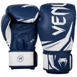 CITY FIGHT SHOP VENUM CHALLENGER 3.0 BOXING GLOVES - Navy Blue/White VENUM BOXING GLOVES