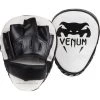 CITY FIGHT SHOP VENUM LIGHT FOCUS MITTS - WHITE/BLACK (PAIR) COACHING