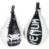CITY FIGHT SHOP GYM EQUIPMENT VENUM SPEED BAG - SKINTEX LEATHER - BLACK/ICE