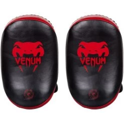 CITY FIGHT SHOP COACHING VENUM KICK PADS LEATHER-BLACK/RED