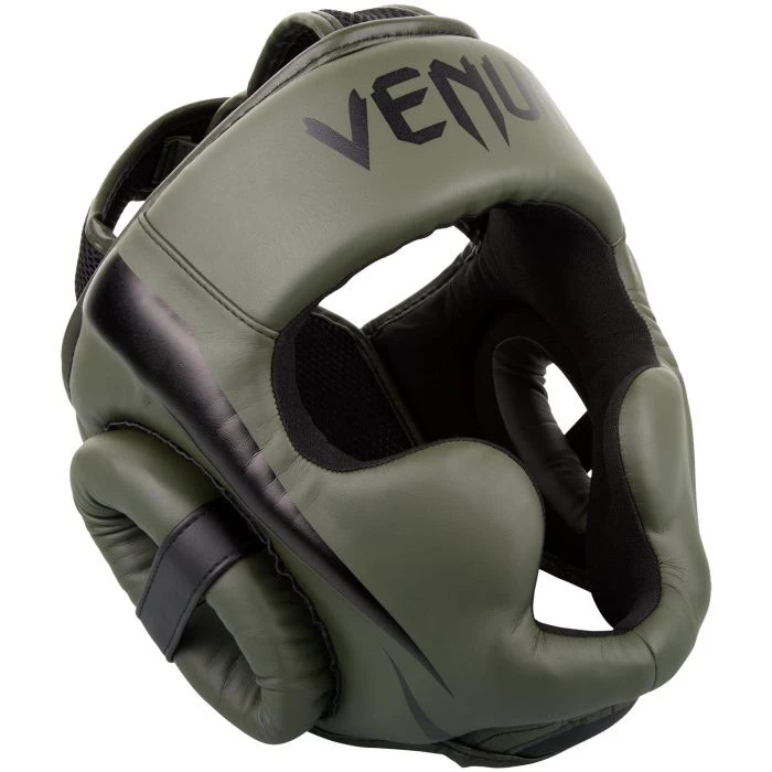 CITY FIGHT SHOP VENUM ELITE HEADGEAR -BLK/KHAKI 4 CITY FIGHT SHOP VENUM ELITE HEADGEAR -BLK/KHAKI