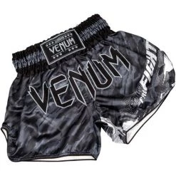 VENUM TECMO MUAY THAI SHORTS - DARK GREY