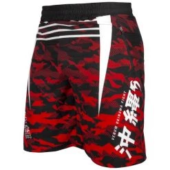 CITY FIGHT SHOP VENUM OKINAWA 2.0 TRAINING SHORTS - BLACK/WHITE-RED FIGHT/TRAINING SHORTS