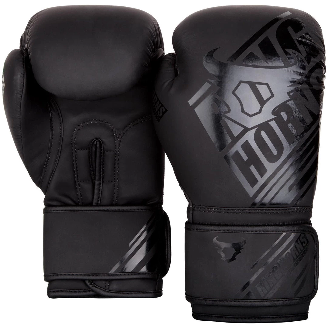 CITY FIGHT SHOP RINGHORNS NITRO BOXING GLOVES - Black/Matte 4 CITY FIGHT SHOP RINGHORNS NITRO BOXING GLOVES - Black/Matte