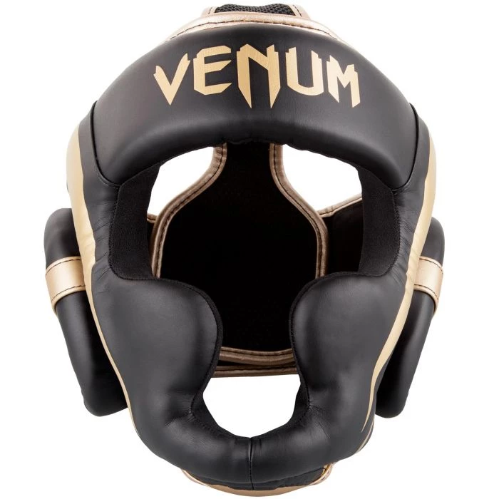CITY FIGHT SHOP VENUM ELITE HEADGEAR -BLK/GLD 3 CITY FIGHT SHOP VENUM ELITE HEADGEAR -BLK/GLD