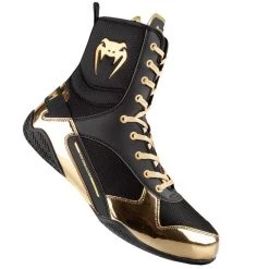 CITY FIGHT SHOP Venum Elite Boxing Shoes - Blk/Gld