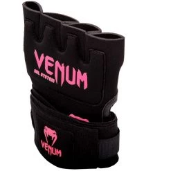 CITY FIGHT SHOP VENUM KONTACT GEL GLOVE WRAPS - BLACK/PINK