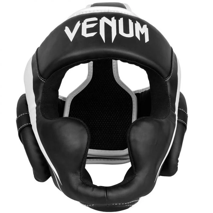 CITY FIGHT SHOP VENUM ELITE HEADGEAR -BLK/WHT 3 CITY FIGHT SHOP VENUM ELITE HEADGEAR -BLK/WHT