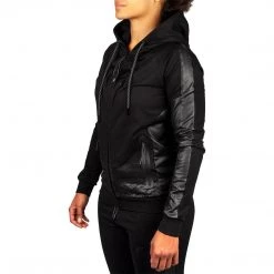CITY FIGHT SHOP VENUM CAMOLINE 2.0 HOODIE - BLACK/BLACK- FOR WOMEN