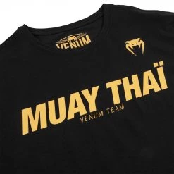 CITY FIGHT SHOP T-SHIRTS VENUM MUAY THAI VT T-SHIRT - BLACK/GOLD