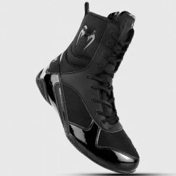 CITY FIGHT SHOP VENUM ELITE BOXING SHOES - BLACK/BLACK 12 CITY FIGHT SHOP VENUM ELITE BOXING SHOES - BLACK/BLACK