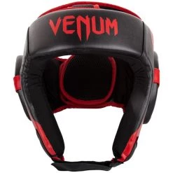 CITY FIGHT SHOP VENUM CHALLENGER OPEN FACE HEADGEAR - BLACK/RED