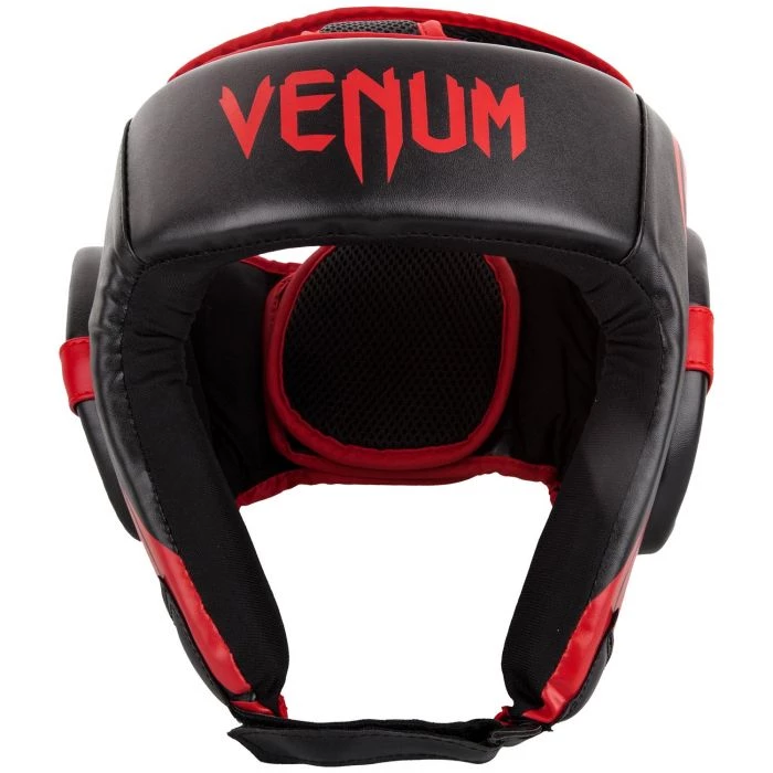 CITY FIGHT SHOP VENUM CHALLENGER OPEN FACE HEADGEAR - BLACK/RED 3 CITY FIGHT SHOP VENUM CHALLENGER OPEN FACE HEADGEAR - BLACK/RED