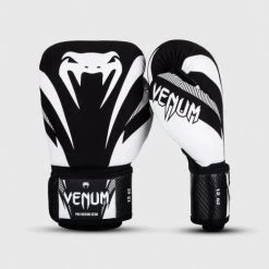 CITY FIGHT SHOP VENUM IMPACT BOXING GLOVES - BLACK/WHITE