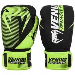 CITY FIGHT SHOP VENUM BOXING GLOVES VENUM TRAINING CAMP 2.0 BOXING GLOVES - Black/Neo Yellow