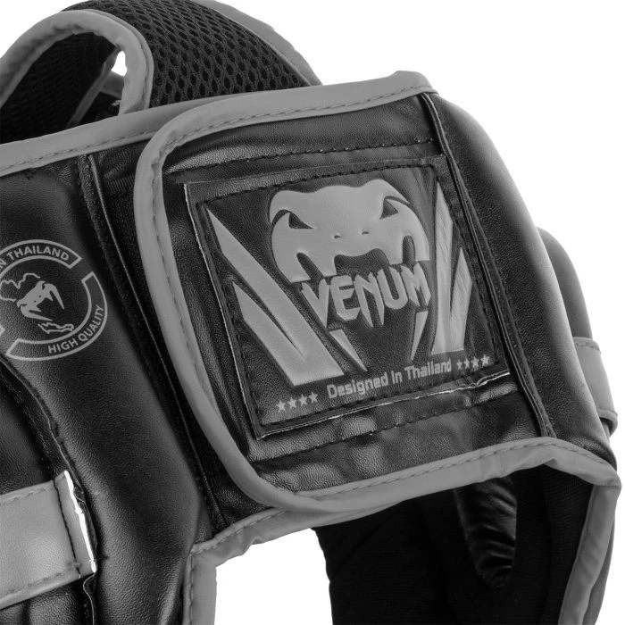 CITY FIGHT SHOP VENUM CHALLENGER OPEN FACE HEADGEAR - BLACK/GREY 7 CITY FIGHT SHOP VENUM CHALLENGER OPEN FACE HEADGEAR - BLACK/GREY