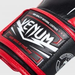 CITY FIGHT SHOP VENUM BOXING GLOVES VENUM SHARP BOXING GLOVES - NAPPA LEATHER - Black/Ice/Red