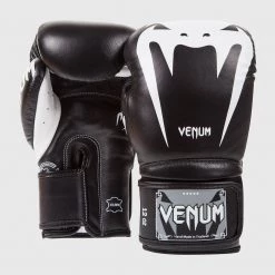 CITY FIGHT SHOP VENUM BOXING GLOVES VENUM GIANT 3.0 BOXING GLOVES - NAPPA LEATHER - Black