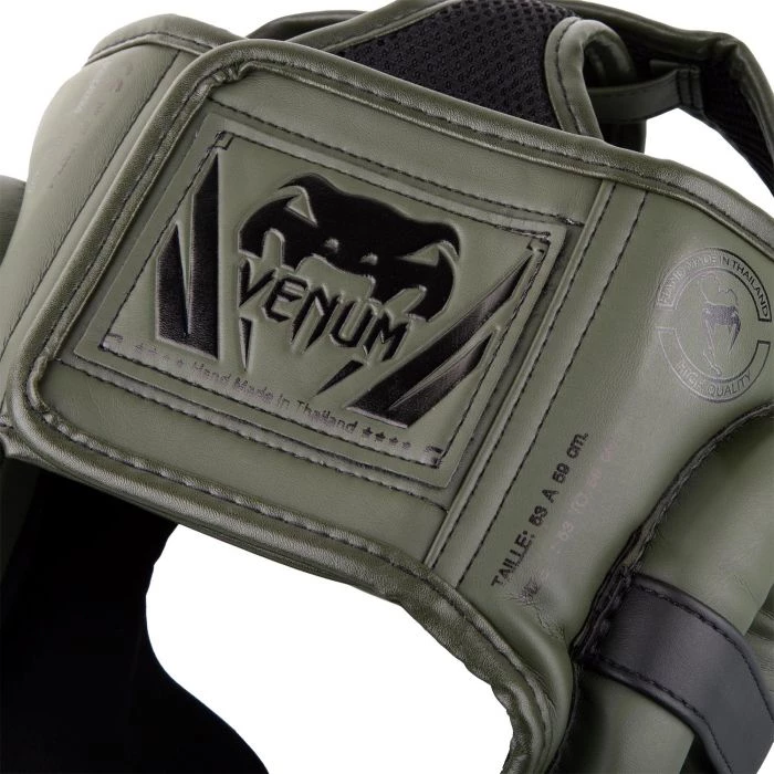 CITY FIGHT SHOP VENUM ELITE HEADGEAR -BLK/KHAKI 5 CITY FIGHT SHOP VENUM ELITE HEADGEAR -BLK/KHAKI