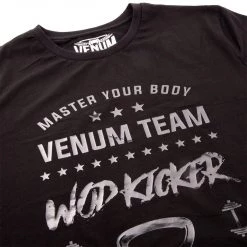 CITY FIGHT SHOP VENUM WOD KICKER T-SHIRT - BLACK T-SHIRTS