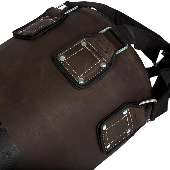 CITY FIGHT SHOP GYM EQUIPMENT VENUM VINTAGE HEAVY BAG - BROWN 150cm- FILLED - COWHIDE LEATHER