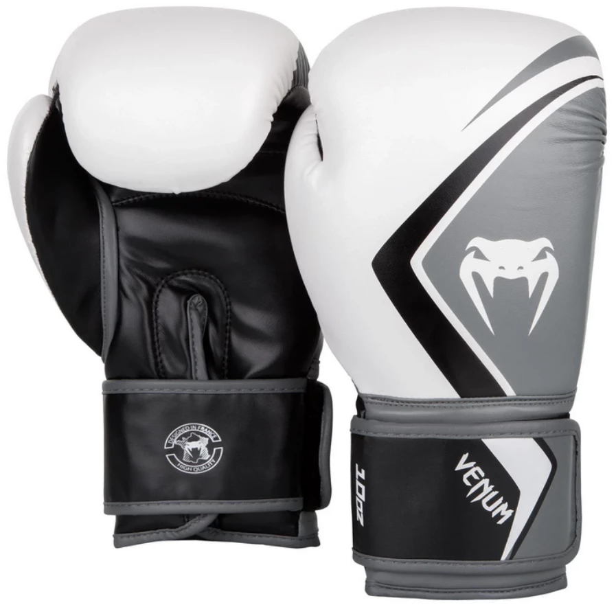 CITY FIGHT SHOP VENUM BOXING GLOVES CONTENDER 2.0 - White/Grey-Black 4 CITY FIGHT SHOP VENUM BOXING GLOVES CONTENDER 2.0 - White/Grey-Black