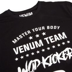 CITY FIGHT SHOP VENUM WOD KICKER T-SHIRT - BLACK/WHITE