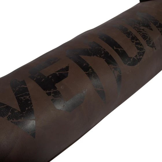 CITY FIGHT SHOP GYM EQUIPMENT VENUM VINTAGE HEAVY BAG - BROWN 150cm- FILLED - COWHIDE LEATHER