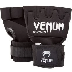 CITY FIGHT SHOP VENUM KONTACT GEL GLOVE WRAPS - BLACK HANDWRAPS